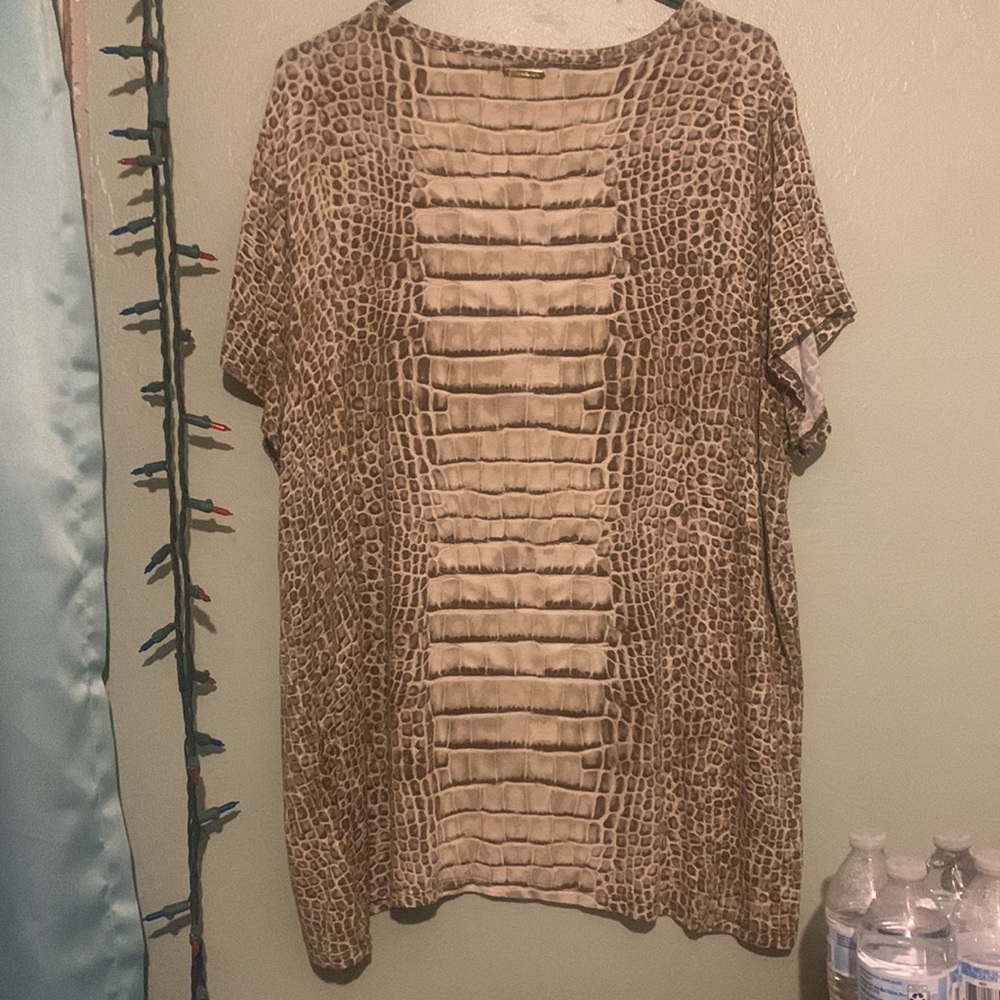 Patterned Michael Kors Shirt 2x View 2